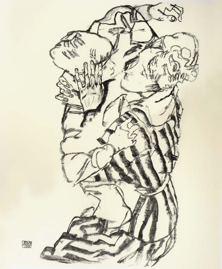 Egon Schiele Aunt and Nephew